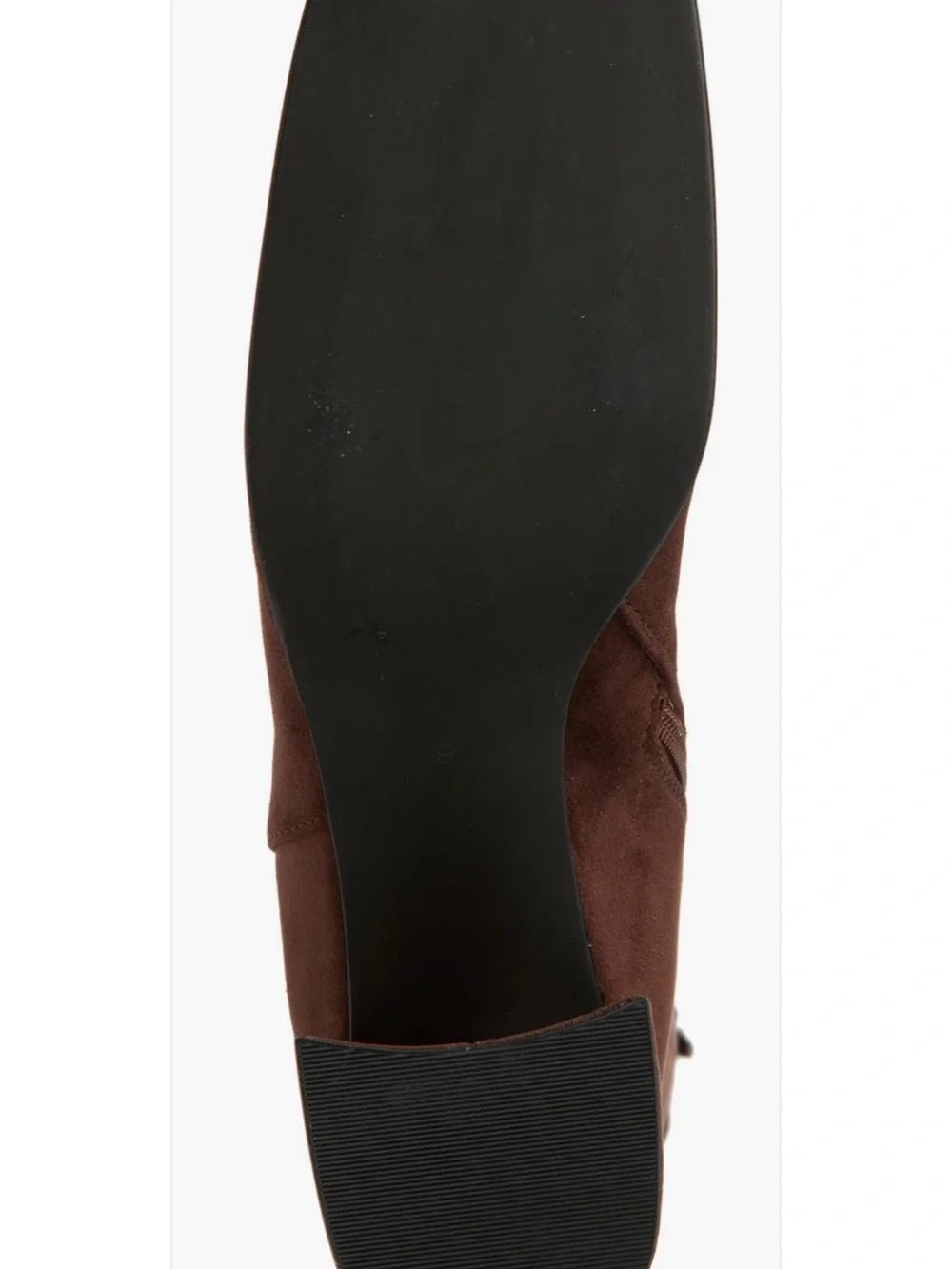 Jeffrey Campbell Tall Brown Suede Over-the-Knee Block Heel Boots